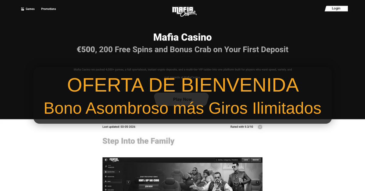 Mafia Casino Online banner