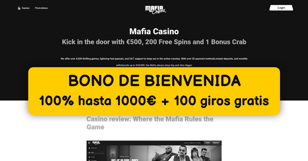 Mafia Casino Online banner